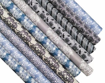 Lace Look Faux Leather Roll: DIY Craft Fabric (11.8x52 inch)