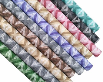 Patterned Faux Leather Sheet: Craft Handbag Accessories (11.8 x 52.8 inch)