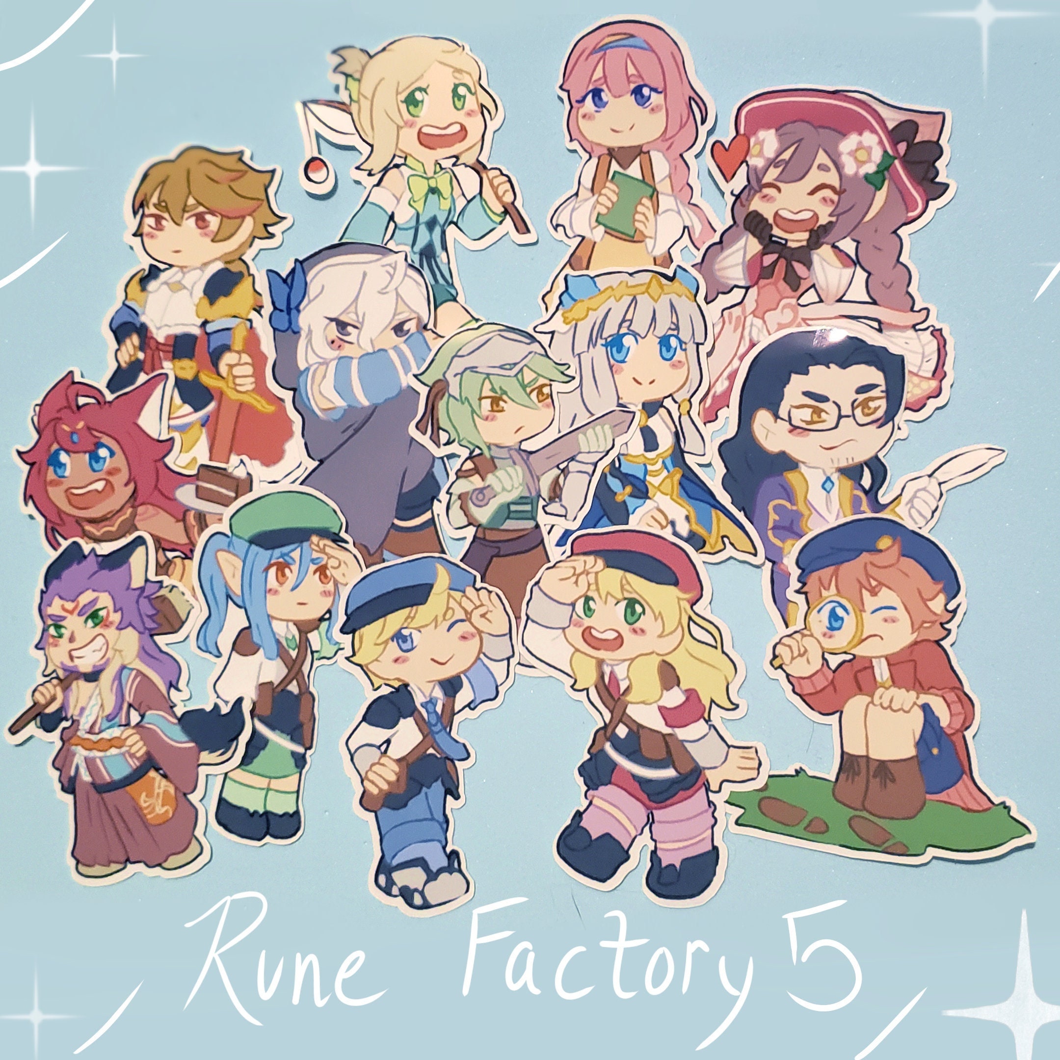 Rune Factory Stickers