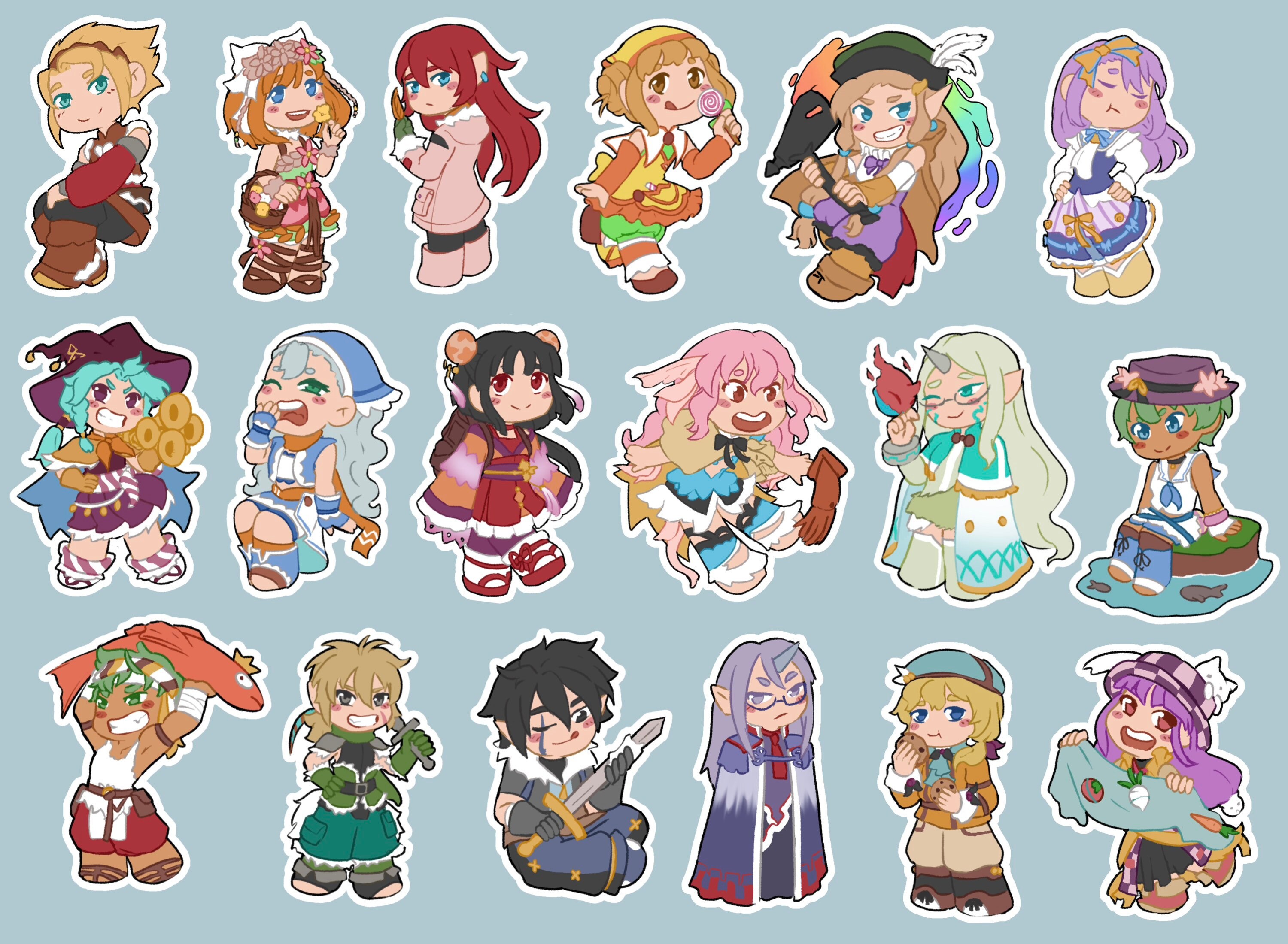 Sugar Rune Stickers Rune Factory 3 Stickers 2.5in - Etsy