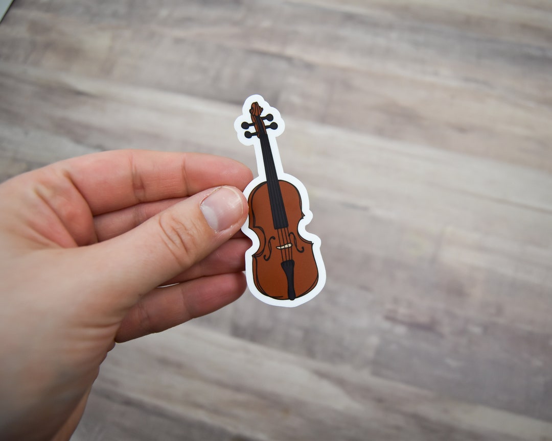 Violin Sticker, Violin, Instrument Sticker, String Instrument, Music Sticker, Gift for Musician