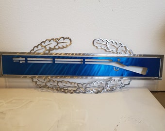 Metallkämpfer-Infanterie-Abzeichen-Wanddekor, -Infanterie-Abzeichen, -Infanterie-Abzeichen-Preis,-Militärpreis, -Infanterie-Abzeichen-Metallschild, CIB