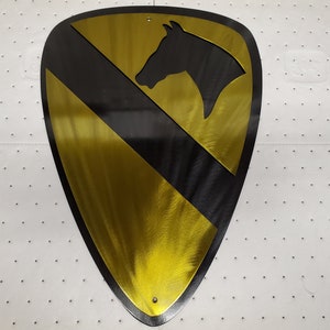 1st Cavalry Division Military Patch Metal Sign, 1st Cavalry Division, Division Insignia & Patch