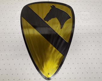 1st Cavalry Division Military Patch Metal Sign, 1st Cavalry Division, Division Insignia & Patch