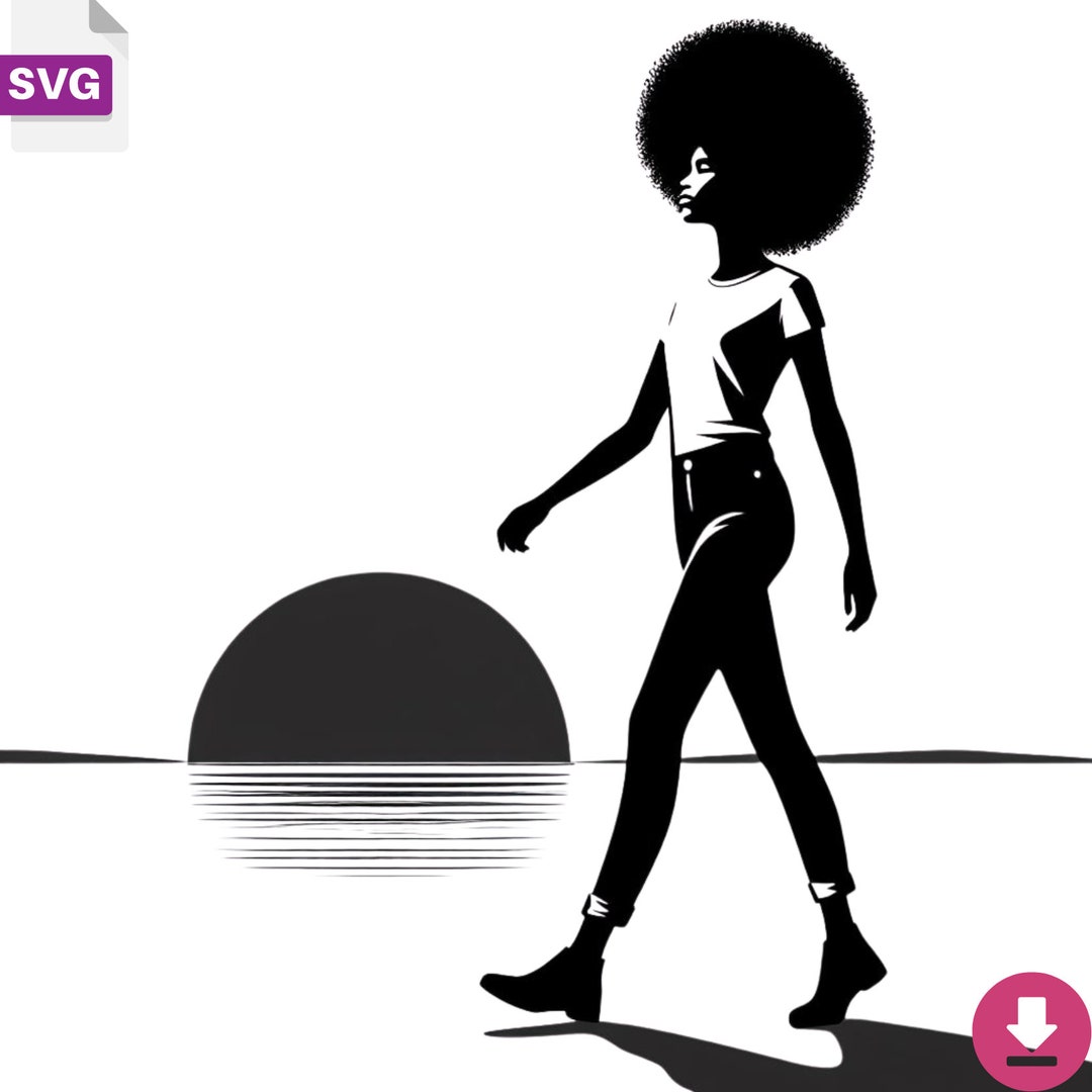 Afro Elegance Silhouette Svg Etsy Afro Elegance Silhouette Svg Etsy