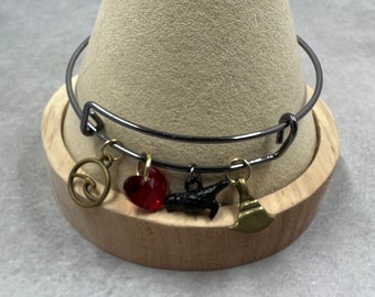 Edgar Allen Poe Inspired Adjustable Bracelet