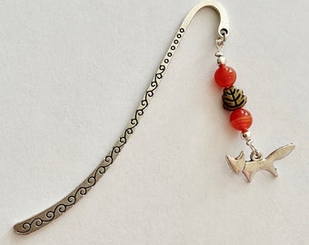 Foxy - Silver or bronze plated bookmark