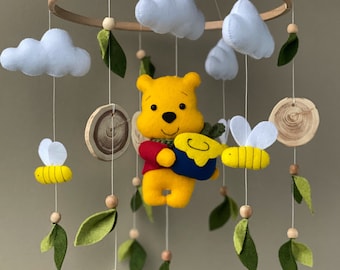 Winnie The Pooh Mobile Etsy Winnie The Pooh Mobile Etsy