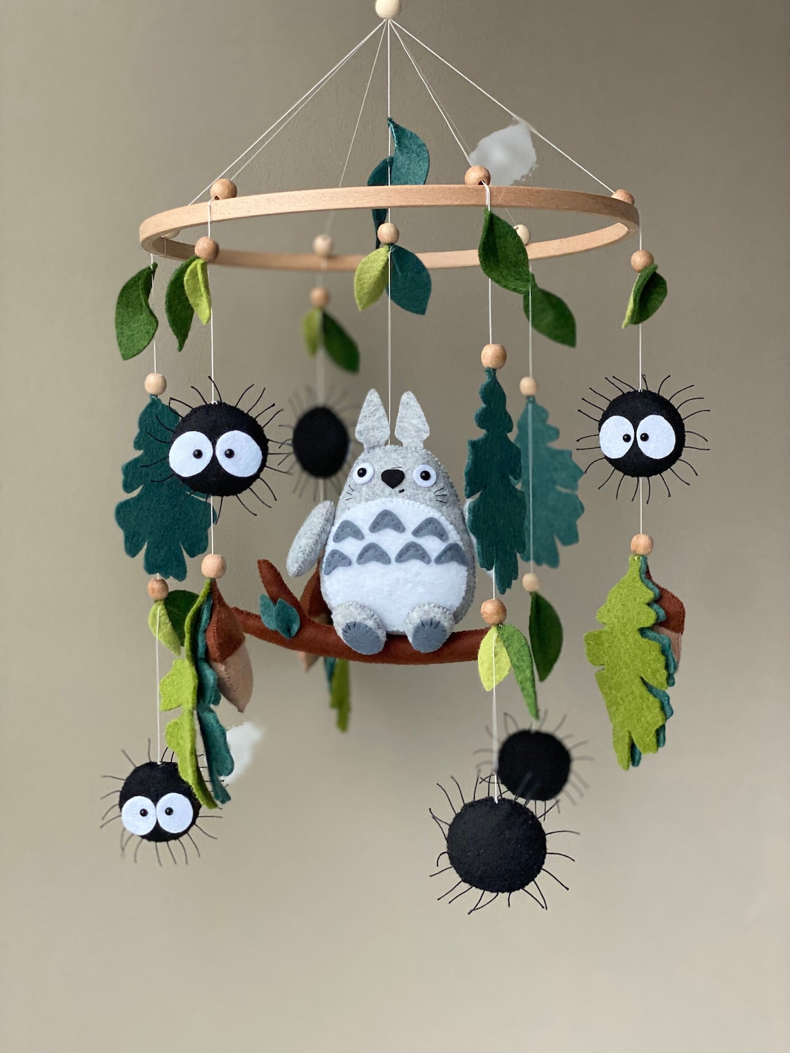 Anime Crib Mobile Studio Ghibli Mobile for Nursery Decor Etsy