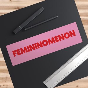 Femininomenon Bumper Sticker Midwest Princess Chappell Inspired Sticker Durable Weatherproof Vinyl Car Bumper Sticker