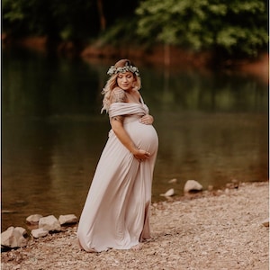Holiday Sale! Maternity dress for Baby Shower | Convertible Dress |  Maternity Gown | Maternity Dress | Convertible Gown | Ivory Dress