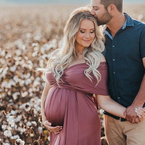 Sage Maternity Dress Maternity Gown Baby Shower Dress Etsy