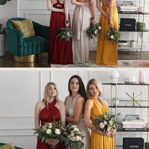 Holiday Sale! Bridesmaid Dress | Convertible Dress | Infinity Dress | Bridesmaid Gown | | Convertible Gown | Engagement Dress | Wine