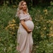 Maternity dress for Baby Shower | Convertible Dress | Infinity Dress | Maternity Photoshoot Dress | Maternity Dress | Yellow Maxi Dress 