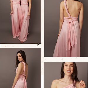 Holiday Sale! Bridesmaid Dress | Convertible Dress | Infinity Dress | Bridesmaid Gown | | Convertible Gown | Engagement Dress | Pink