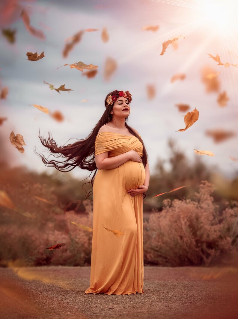 Maternity photoshoot Dress Convertible Dress Infinity Etsy