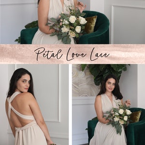 Holiday Sale! Bridesmaid Dress | Convertible Dress | Infinity Dress | Bridesmaid Gown | | Convertible Gown | Engagement Dress | Ivory