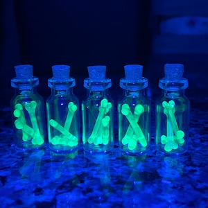 One bottle of borosilicate UG micro bones