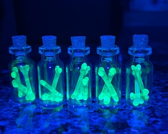 One bottle of borosilicate UG micro bones