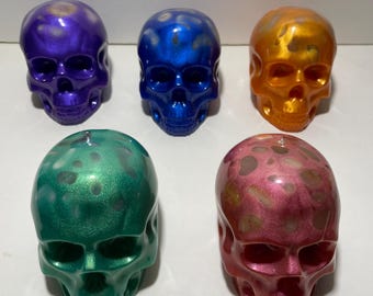 Epoxy Resin Rock Brain Skull Large