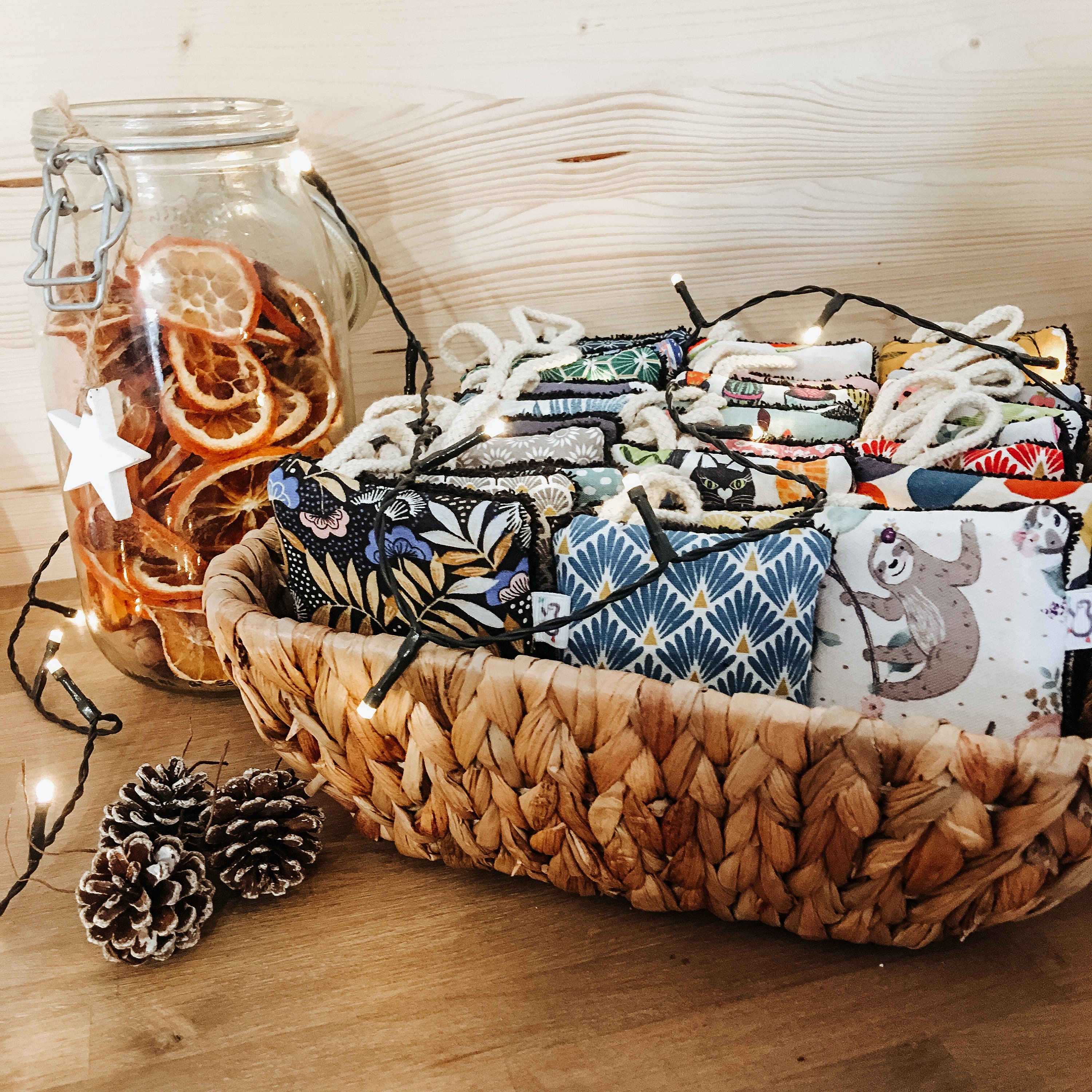 Eponge Lavable Réutilisable en Coton, Zéro Déchet, Écoresponsable