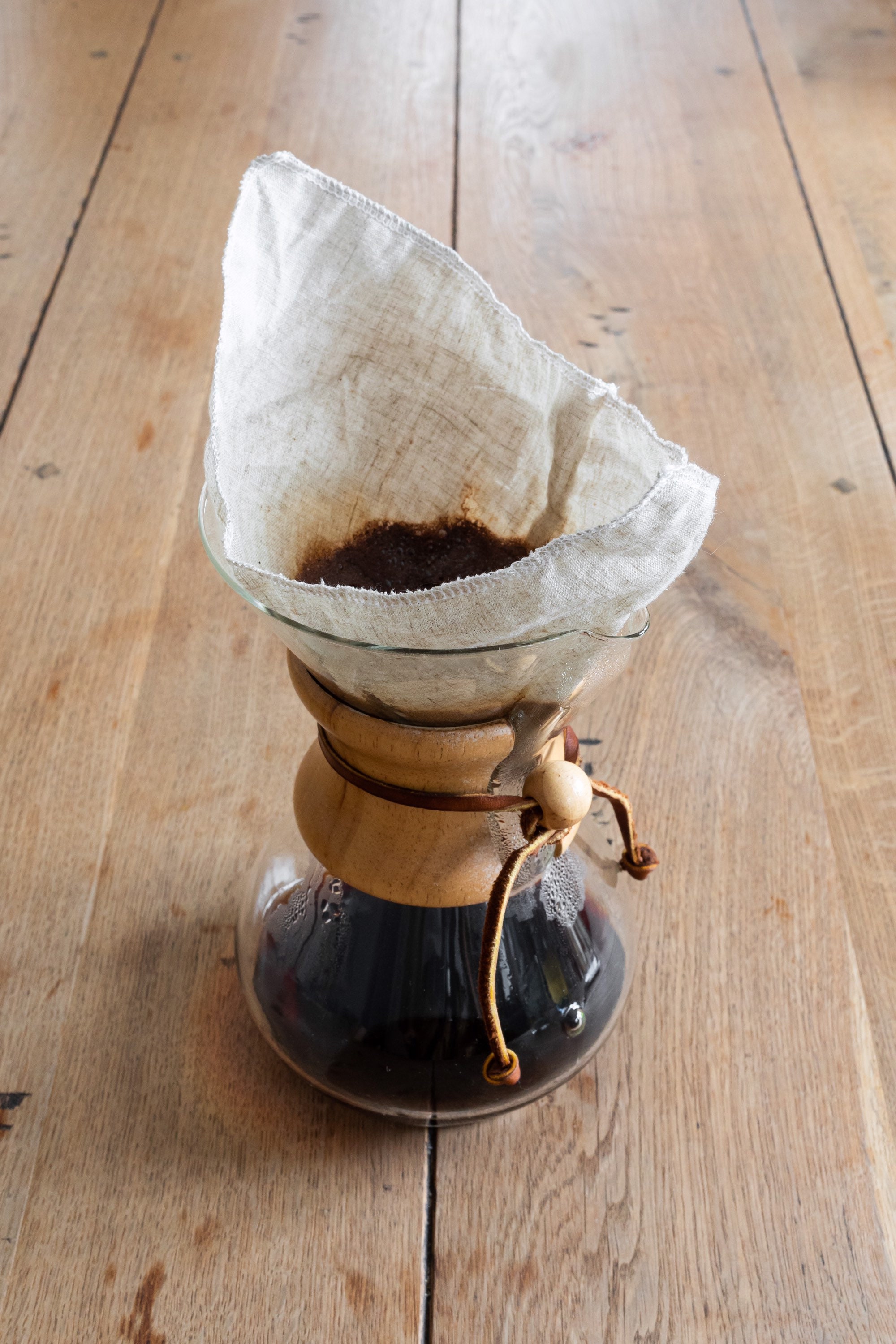 Filtre Cafetière Chemex en Lin Biologique Certifié Gots
