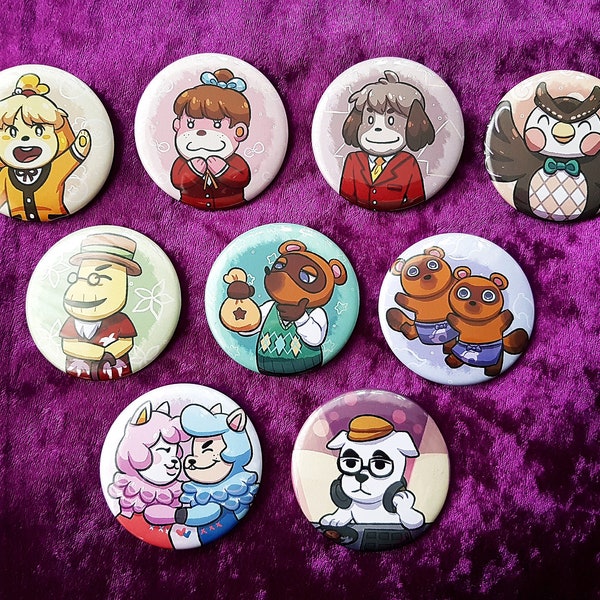 ACNL Badges (5.5cm/2.2in)