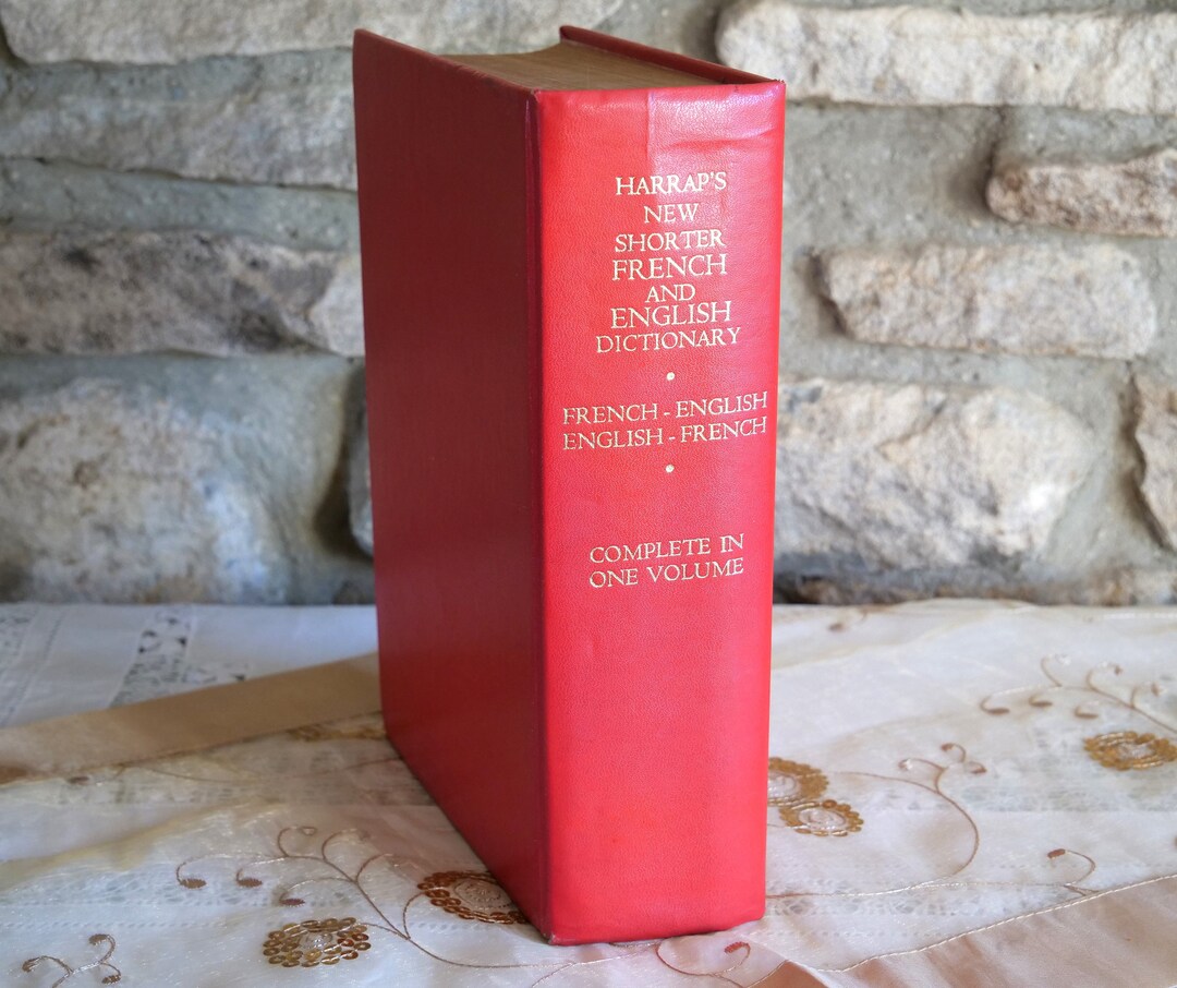 Harrap's New Shorter French and English Dictionary Etsy