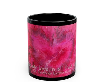 Schwarze Tasse (11oz, 15oz)