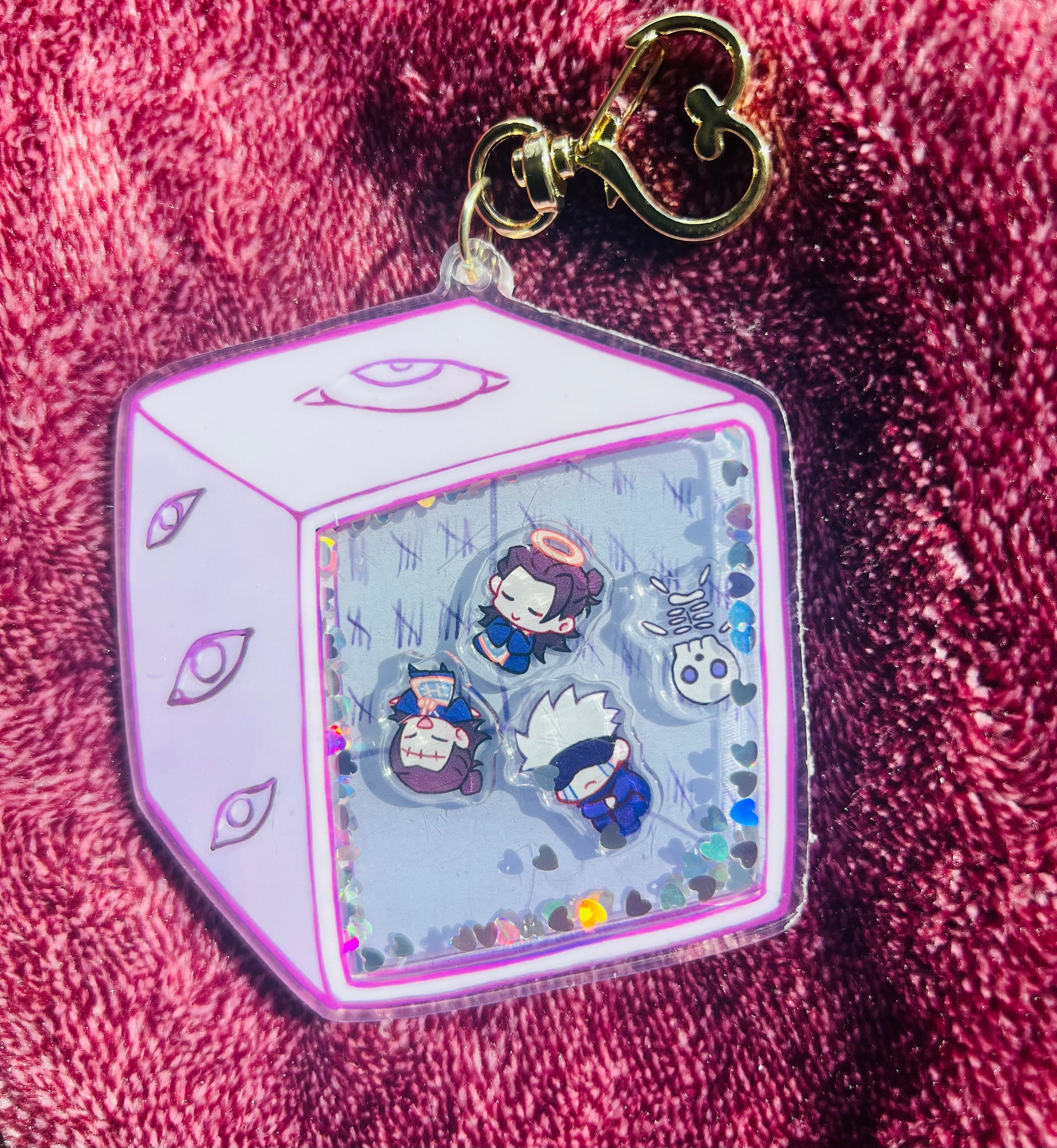 Prison Cube Shaker Charm