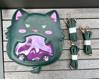 Green Cat Ita Bag - Etsy