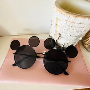 Mickey Sunglasses w/ pink case (adult size)