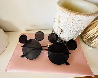 Mickey Sunglasses w/ pink case (adult size)