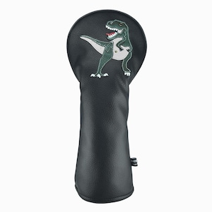 Fundas de cuero sintético T Rex para palos de golf, cubiertas para cabezas de driver, protectores híbridos para maderas de calle con etiqueta de número intercambiable
