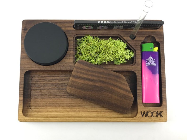 Wooden Rolling Tray for Your Herbs Etsy Australia