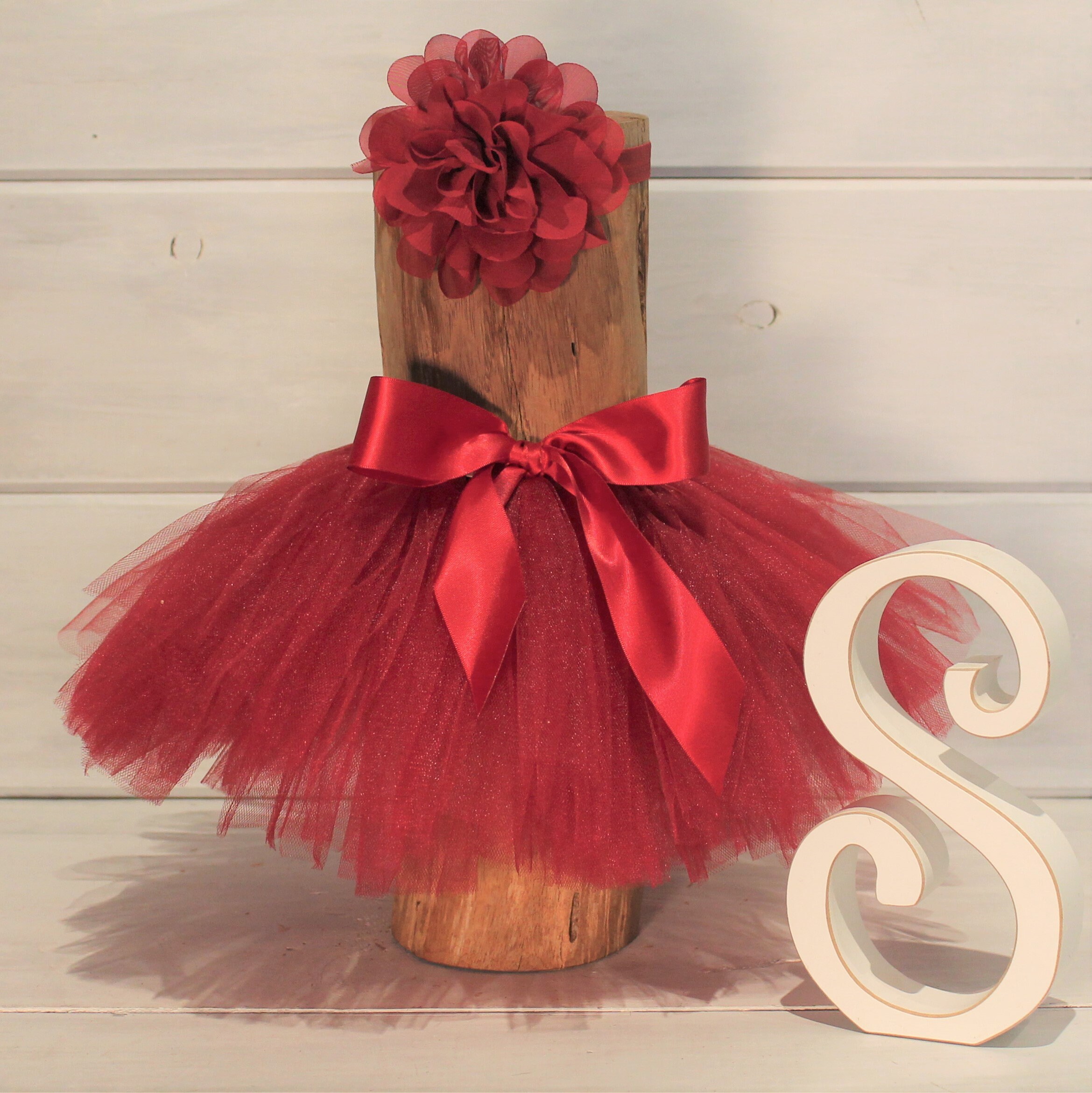 Tulle Tutu Wine Red Tutu 1 Year Smash Cake Tutus 1st Etsy