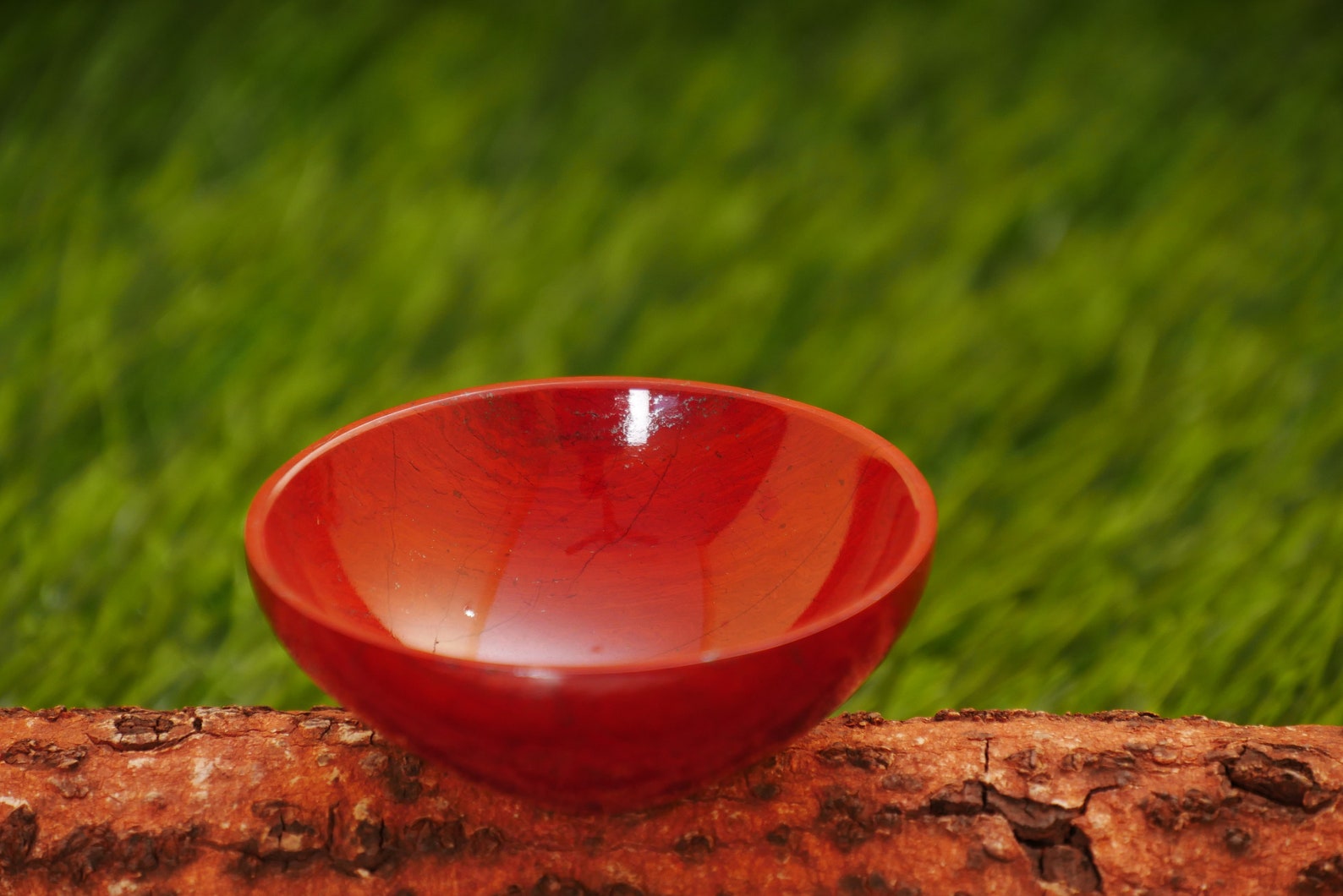 Red Jasper Hand Carved Bowl Gemstone Crystal Healing Tray Dish Etsy