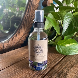 Mystical Dream Spray • Crystal Infused High Vibe Room Spray • Pillow Spray • Aura Spray • Linen Spray •  Peaceful Lavender Scented
