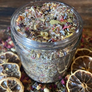 Self Love Bath Soak- Botanical Bath Salt with Black Jasmine- Spiritual Bath Salts