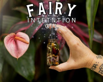 Fairy Oil, Attract Faeries, Witchy Herb, Faery Divination Tool, Nymph Magical Mystical Oils, Magical Oils, Enchanted Pixie, Elemental Spirit