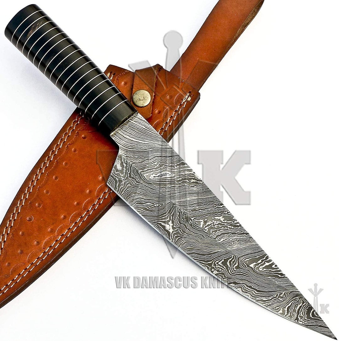 Chef Knife, Handmade Full Tang Kitchen Knife, BBQ Knife, Professional