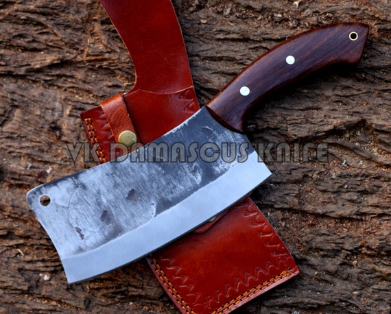 Genuine Leather Chef Knife Sheath Chopper Cleaver Blade Guard Case Knife  Holster