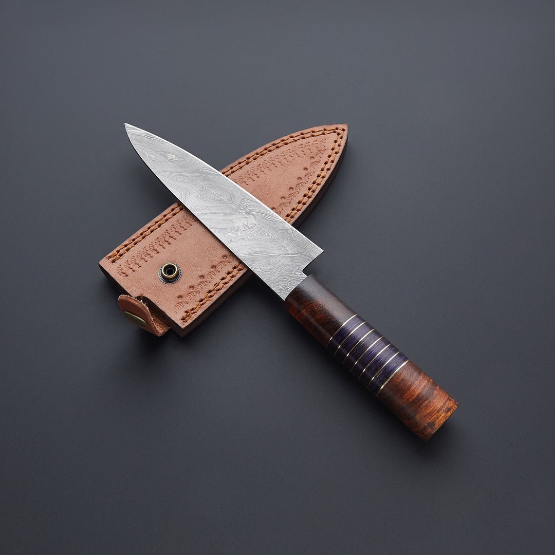 Chef Knife, Handmade Full Tang Kitchen Knife, BBQ Knife, Professional