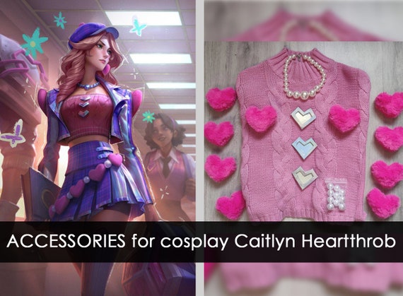 ACCESSORIES for Cosplay Caitlyn Heartthrob Inspired by League of Legends 
