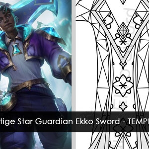 Prestige Star Guardian Ekko Sword - TEMPLATE (League Of Legends)