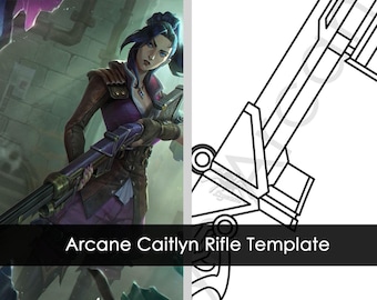Caitlyn | Arcane | Riffle | Template | Blueprint | Digitalfile | PDF | Doenloading