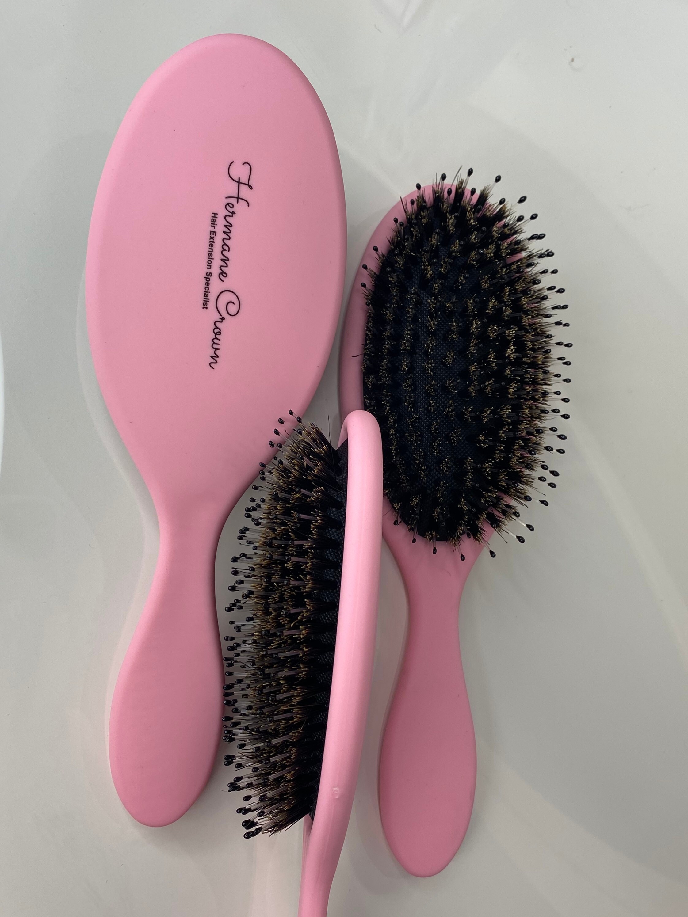 Hair Extension Boar Bristle Brush Etsy UK