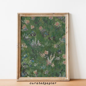 Pintura de flores | Arte floral | Arte de parede botânica | Impressão de flores | Impressão floral abstrata | Impressão de flores abstratas
