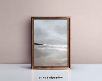 Seascape | Seascape Art Print | Abstract Landscape Art | Seascape Print | Coastal Wall Art | Moody Wall Art | Coastal Print | Ocean Art