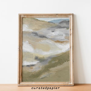 抽象アートプリント | 風景画 | ポートレート + スクエア | ミッドセンチュリーアートプリント | 風景抽象画 | ニュートラルトーンアートプリント